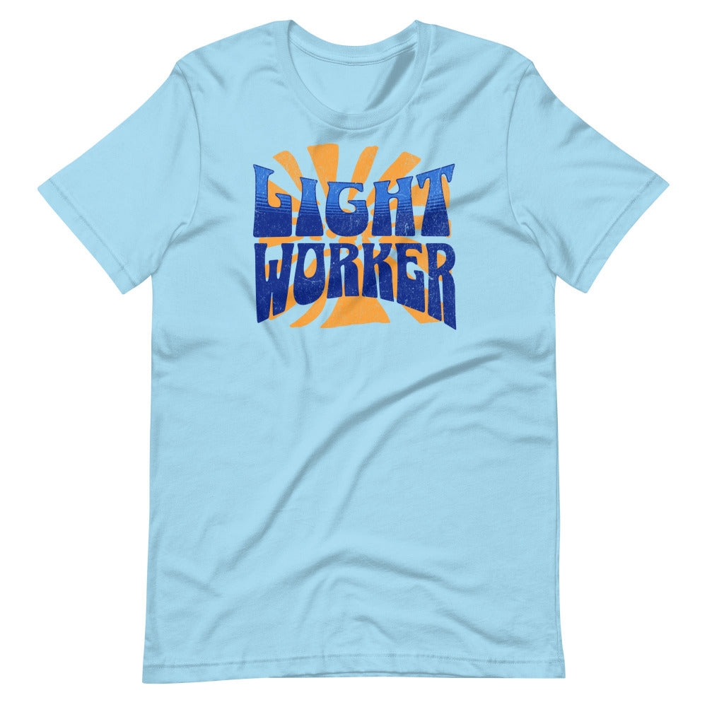 Light Worker TShirt - Ocean Blue Color - https://ascensionemporium.net