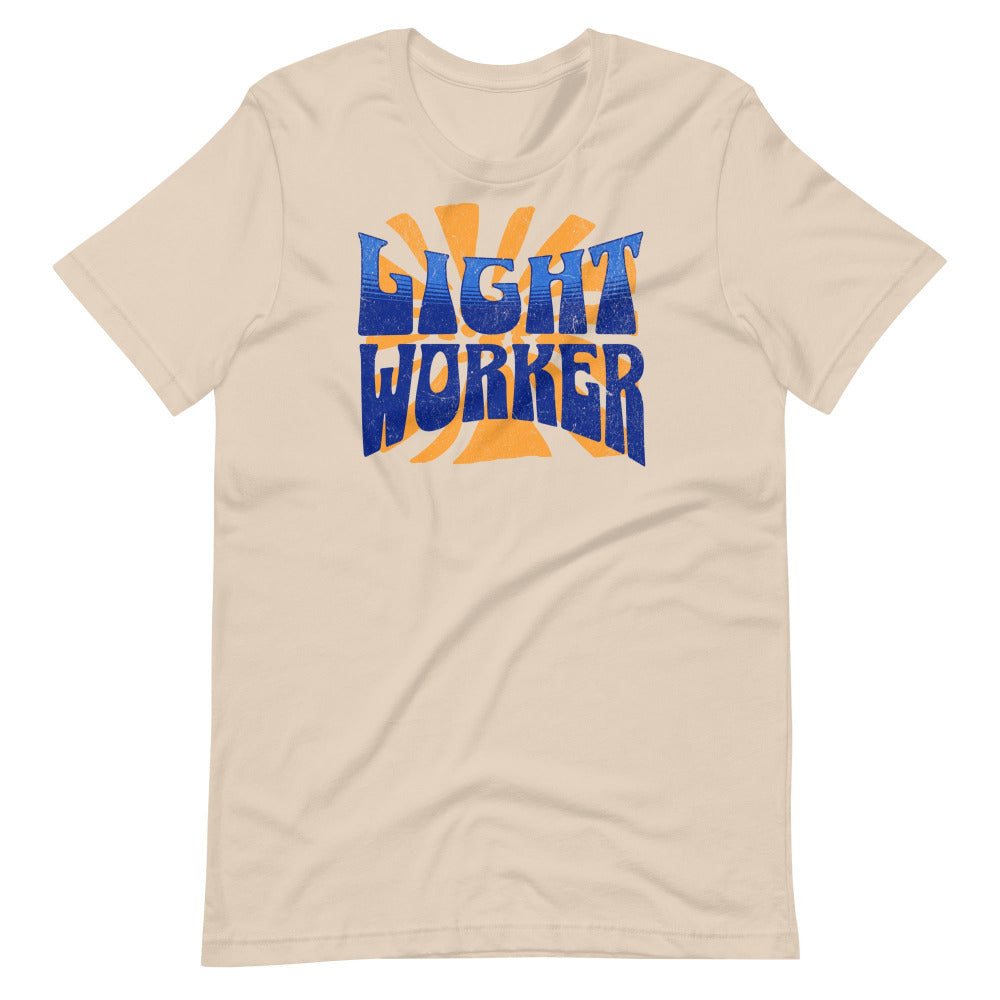 Light Worker TShirt - Soct Cream Color - https://ascensionemporium.net