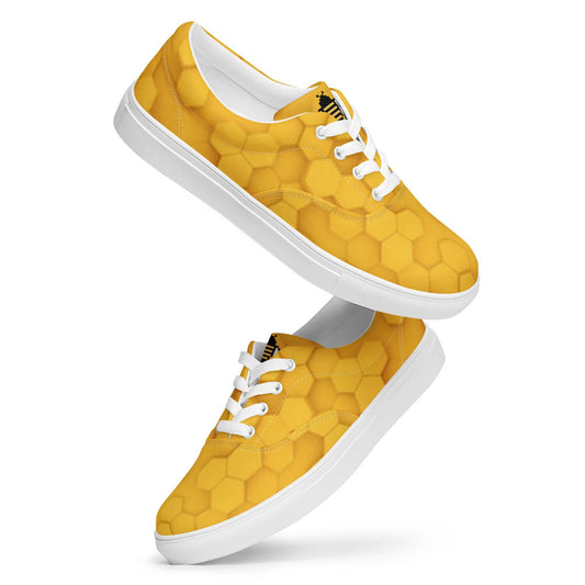 Honeycomb Women’s Canvas Sneakers - https://ascensionemporium.net
