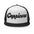 Capricorn Zodiac Embroidered Flat Bill Trucker Hat - Black/White/Black Color - https://ascensionemporium.net