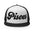 Pisces Zodiac Embroidered Flat Bill Trucker Hat - Black/White/Black Color - https://ascensionemporium.net