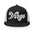 Virgo Zodiac Embroidered Flat Bill Trucker Hat - Black/White Color - https://ascensionemporium.net
