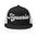 Aquarius Zodiac Embroidered Flat Bill Trucker Hat - Black/White Color - https://ascensionemporium.net