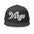 Virgo Zodiac Embroidered Flat Bill Trucker Hat - Charcoal Color - https://ascensionemporium.net