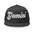 Gemini Zodiac Embroidered Flat Bill Trucker Hat - Charcoal Color - https://ascensionemporium.net