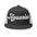 Aquarius Zodiac Embroidered Flat Bill Trucker Hat - Charcoal/White Color - https://ascensionemporium.net