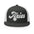Aries Zodiac Embroidered Flat Bill Trucker Hat - Charcoal/White Color - https://ascensionemporium.net