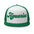 Aquarius Zodiac Embroidered Flat Bill Trucker Hat - Kelly/White/Kelly Color - https://ascensionemporium.net