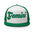 Gemini Zodiac Embroidered Flat Bill Trucker Hat - Kelly/White/Kelly Color - https://ascensionemporium.net