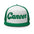 Cancer Zodiac Embroidered Flat Bill Trucker Hat - Kelly/White/Kelly Color - https://ascensionemporium.net