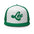 Leo Zodiac Embroidered Flat Bill Trucker Hat - Kelly/White/Kelly Color - https://ascensionemporium.net