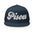 Pisces Zodiac Embroidered Flat Bill Trucker Hat - Navy Color - https://ascensionemporium.net