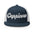 Capricorn Zodiac Embroidered Flat Bill Trucker Hat - Navy/White Color - https://ascensionemporium.net