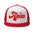 Aries Zodiac Embroidered Flat Bill Trucker Hat - Red/White/Red Color - https://ascensionemporium.net