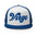 Virgo Zodiac Embroidered Flat Bill Trucker Hat - White/Royal Color - https://ascensionemporium.net