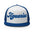 Aquarius Zodiac Embroidered Flat Bill Trucker Hat - Royal/White/Royal Color - https://ascensionemporium.net