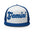 Gemini Zodiac Embroidered Flat Bill Trucker Hat - Royal/White/Royal Color - https://ascensionemporium.net