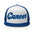 Cancer Zodiac Embroidered Flat Bill Trucker Hat - Blue/White/Blue Color - https://ascensionemporium.net