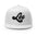 Leo Zodiac Embroidered Flat Bill Trucker Hat - White  Color - https://ascensionemporium.net