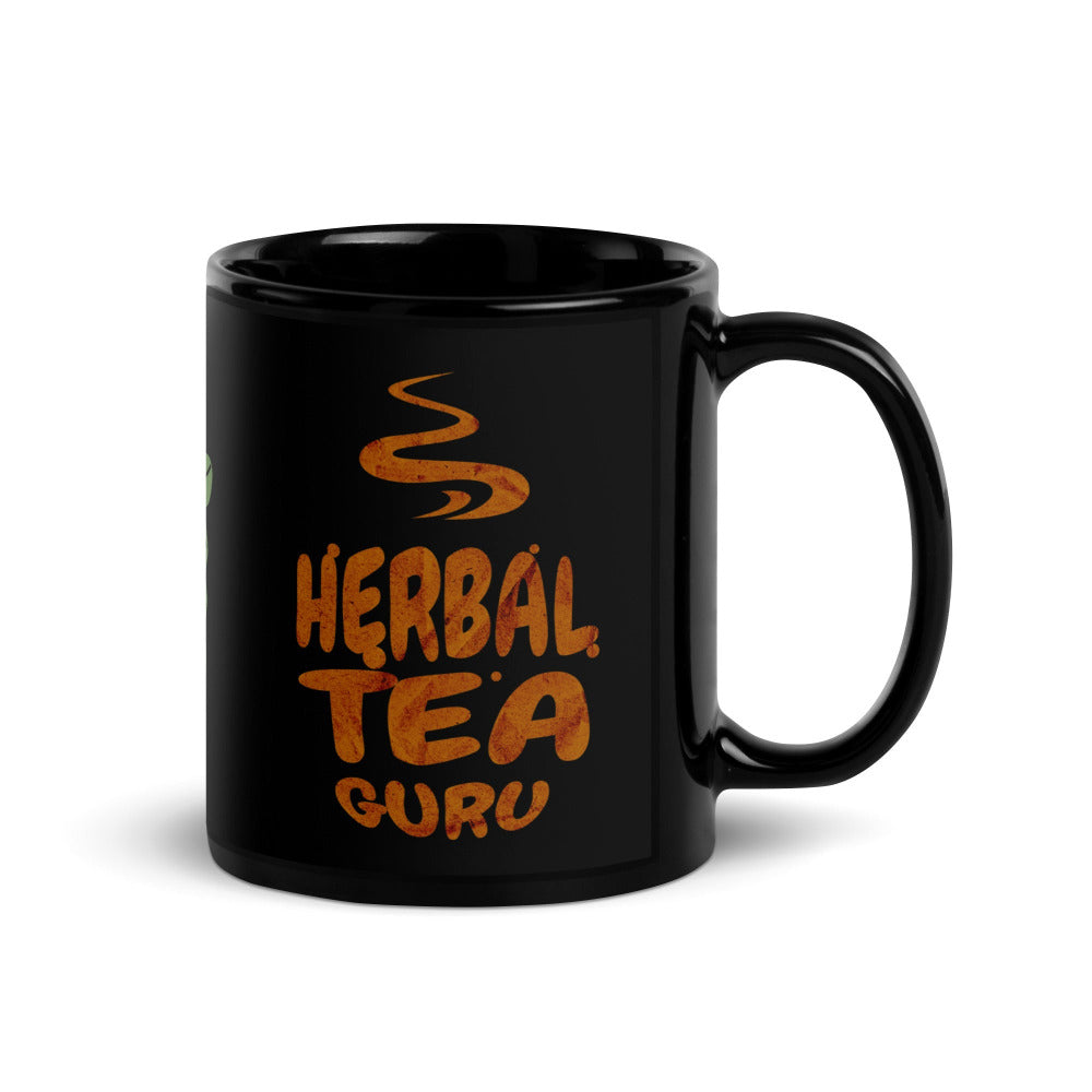 Herbal Tea Guru Mug - Black Color - https://ascensionemporium.net 