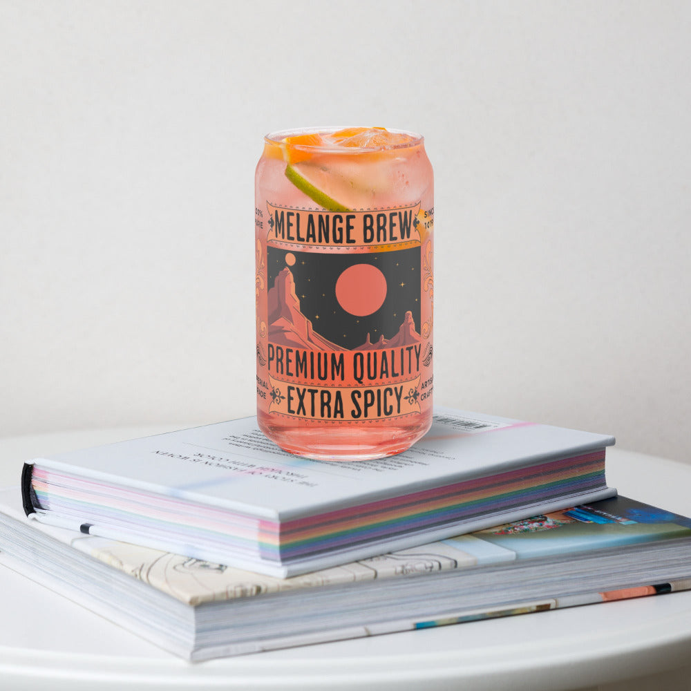 Melange Brew Can-Shaped Glass - https://ascensionemporium.net