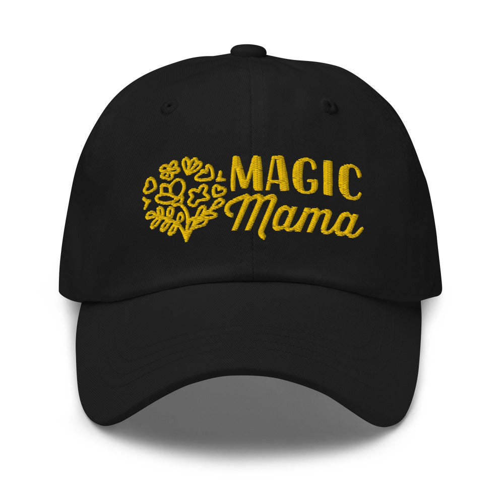 Magic Mama Embroidered Cap - Black Color - https://ascensionemporium.net