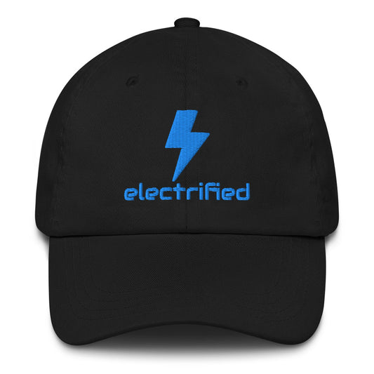 Electrified Embroidered Cap - Black Color - https://ascensionemporium.net