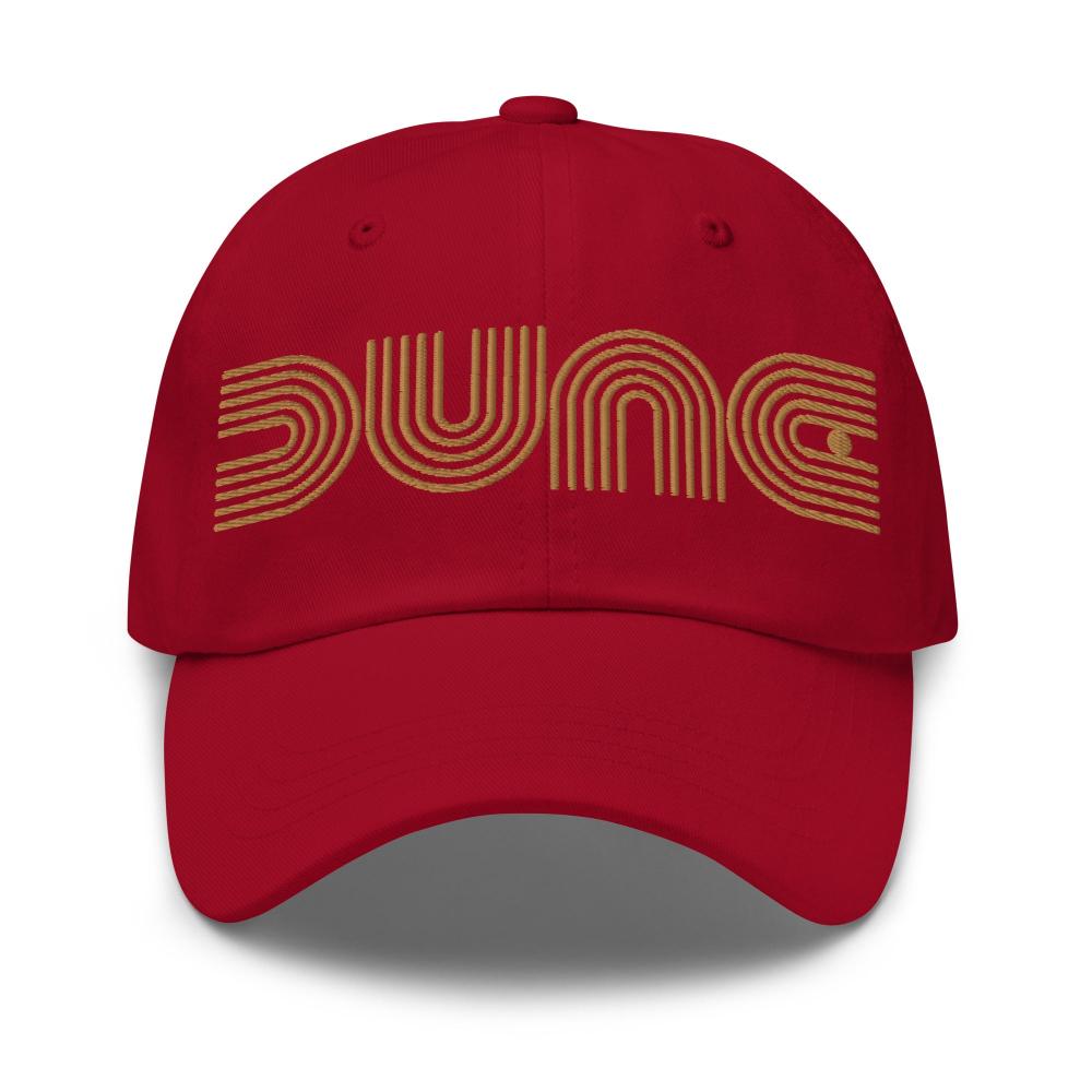 Dune Geometric Embroidered Cap - Cranberry Color - https://ascensionemporium.net