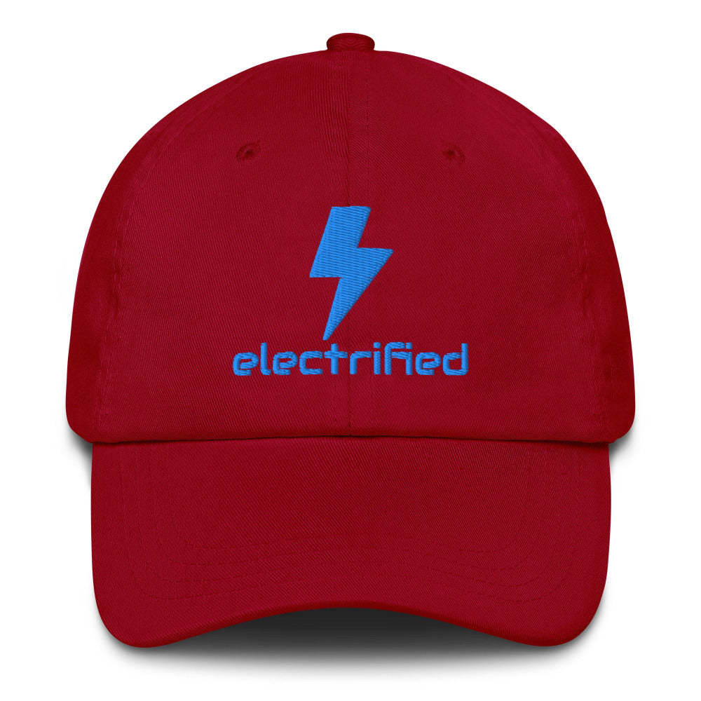 Electrified Embroidered Cap - Red Color - https://ascensionemporium.net