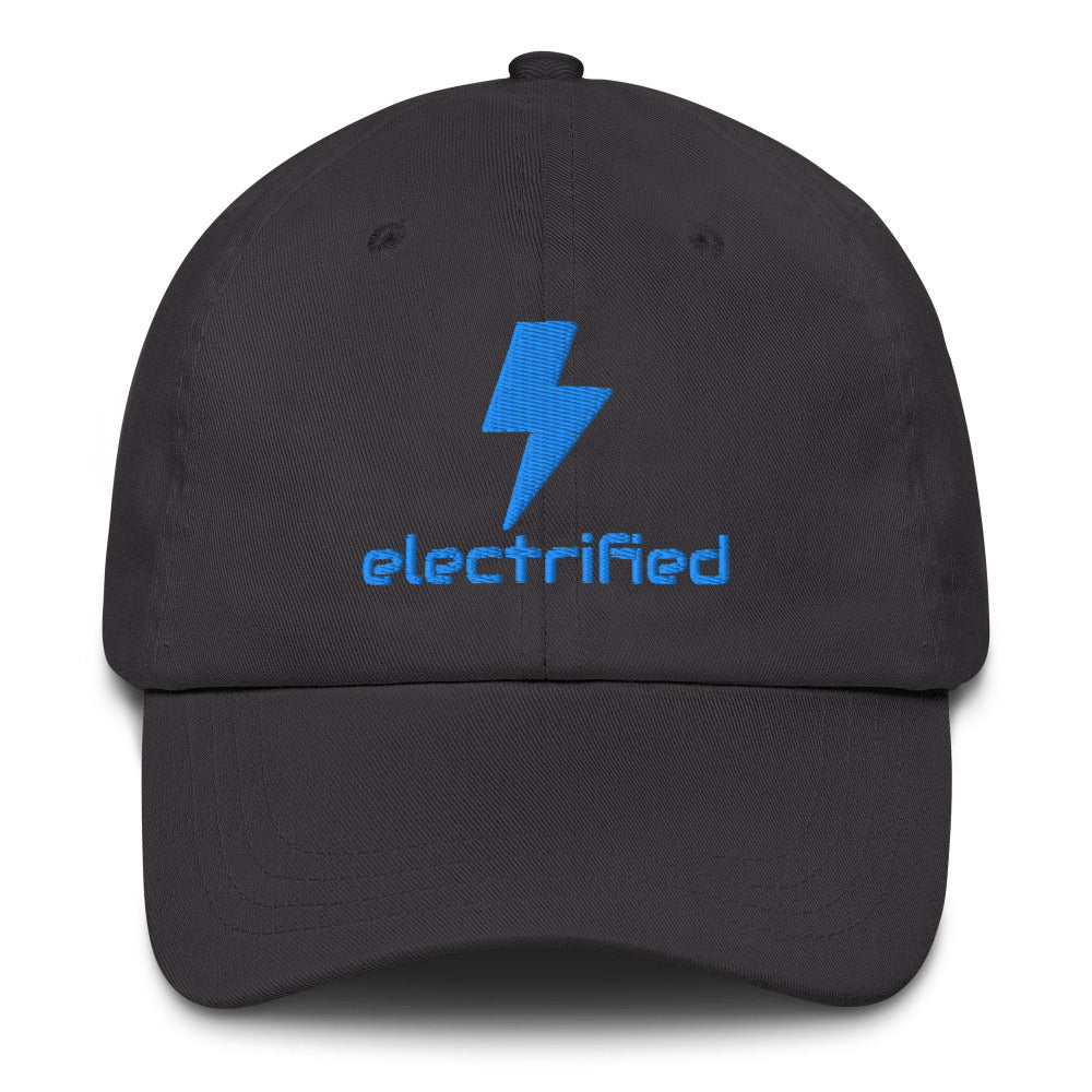 Electrified Embroidered Cap - Dark Grey Color - https://ascensionemporium.net