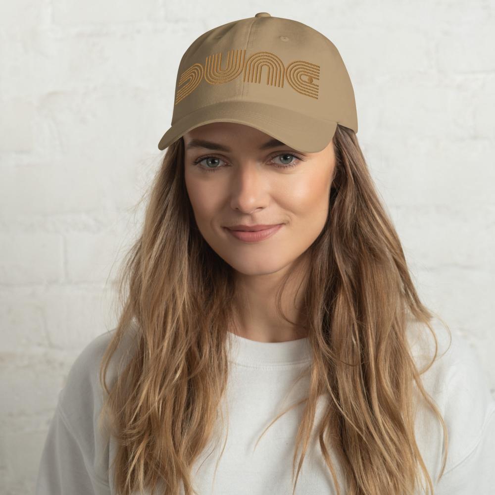 Dune Geometric Embroidered Cap - Khaki Color - https://ascensionemporium.net