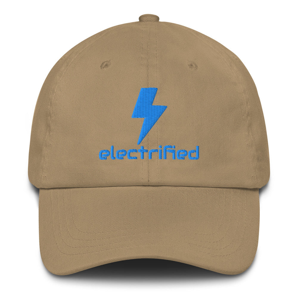 Electrified Embroidered Cap - Khaki Color - https://ascensionemporium.net