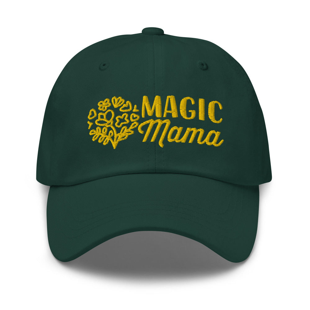 Magic Mama Embroidered Cap - Spruce Color - https://ascensionemporium.net