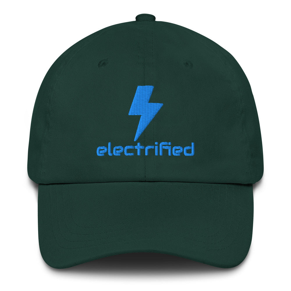 Electrified Embroidered Cap - Spruce Color - https://ascensionemporium.net