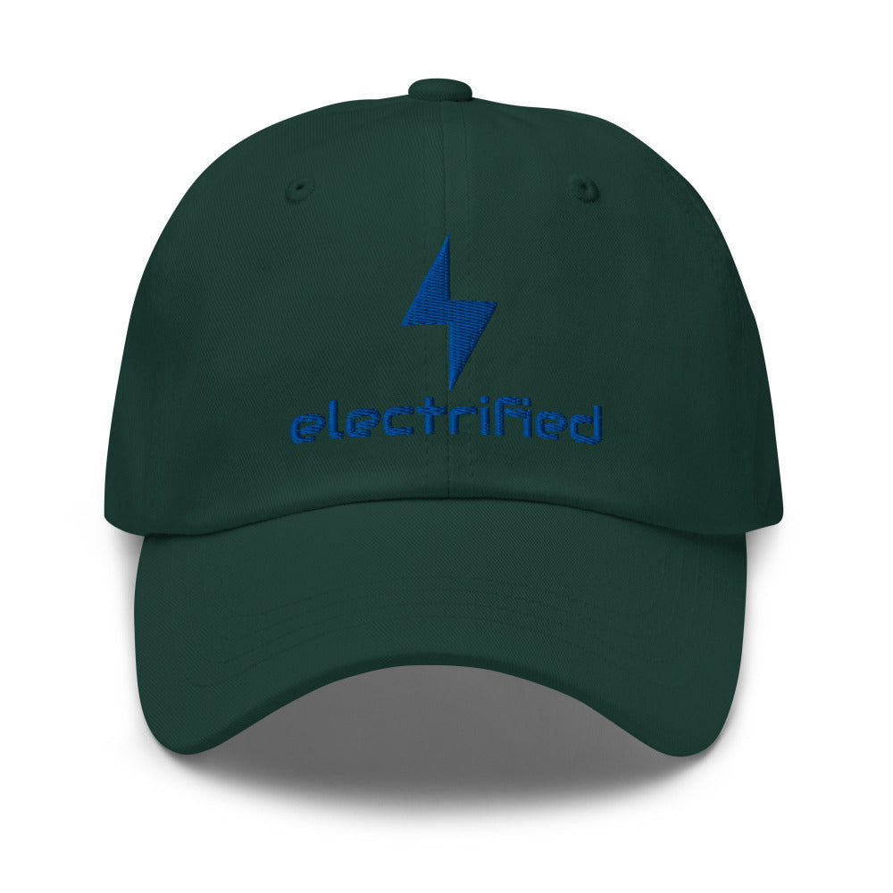 Electrified Embroidered Cap - Spruce Color - https://ascensionemporium.net
