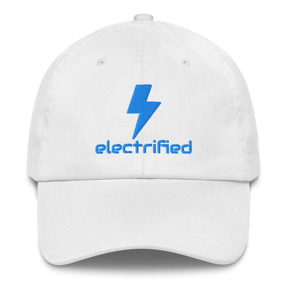 Electrified Embroidered Cap - White Color - https://ascensionemporium.net
