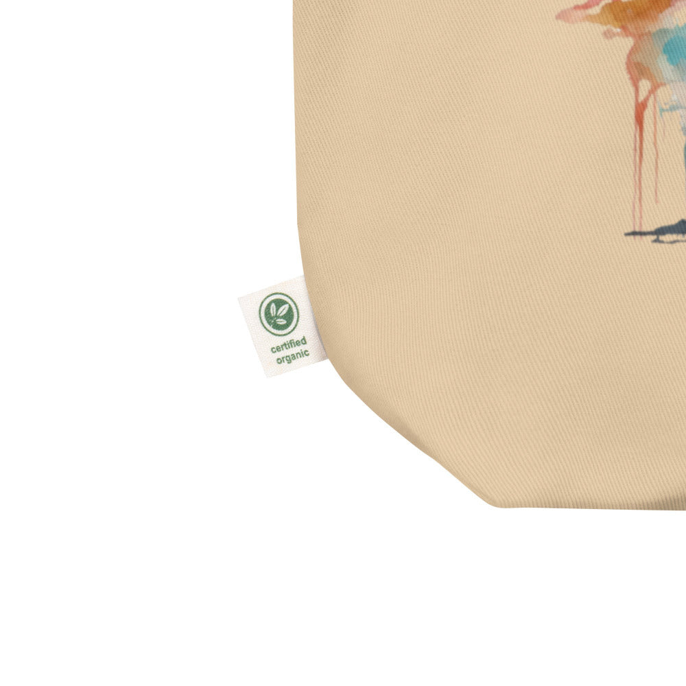 Breathe Watercolor Clouds Tote Bag - Oyster Color - https://ascensionemporium.net
