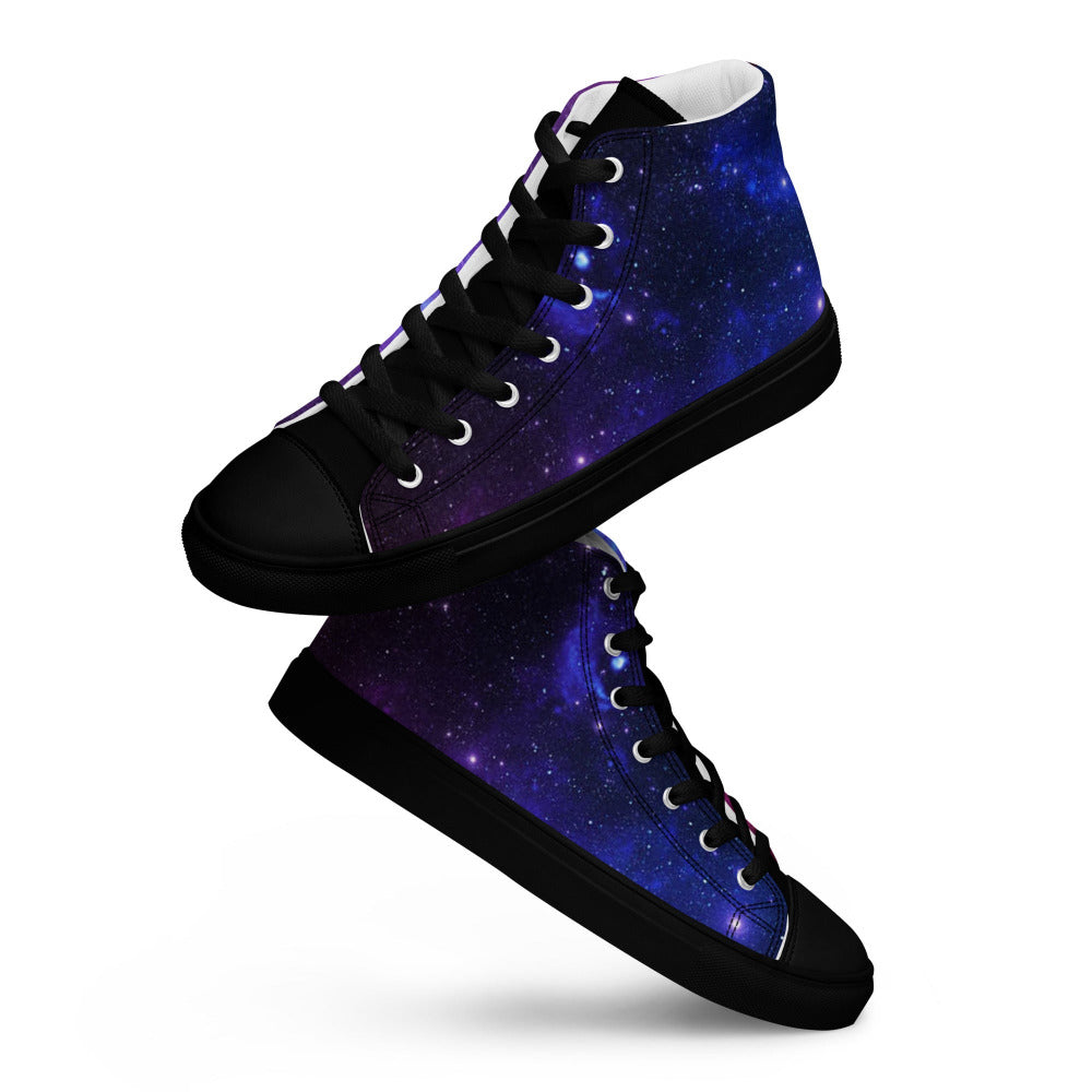 Dark Matter Men’s High Top Sneakers - https://ascensionemporium.net