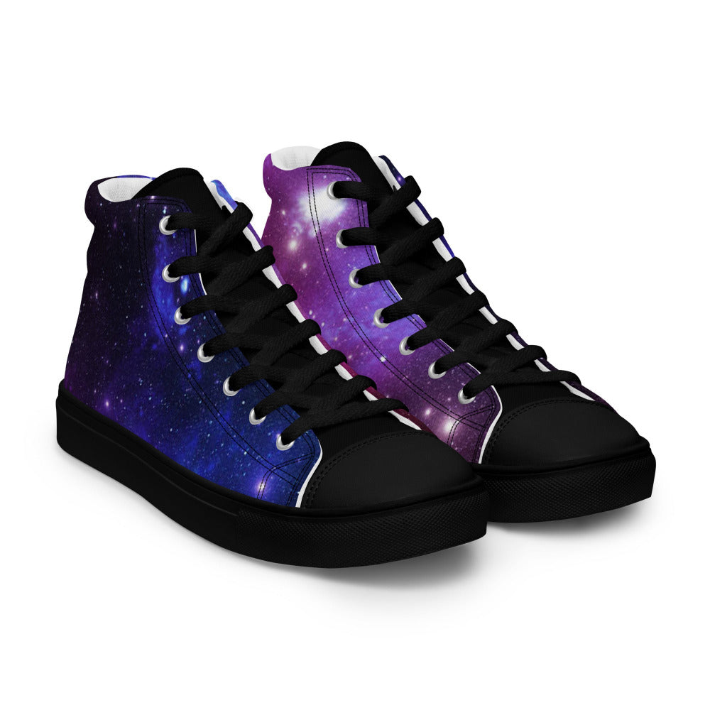 Dark Matter Men’s High Top Sneakers - https://ascensionemporium.net