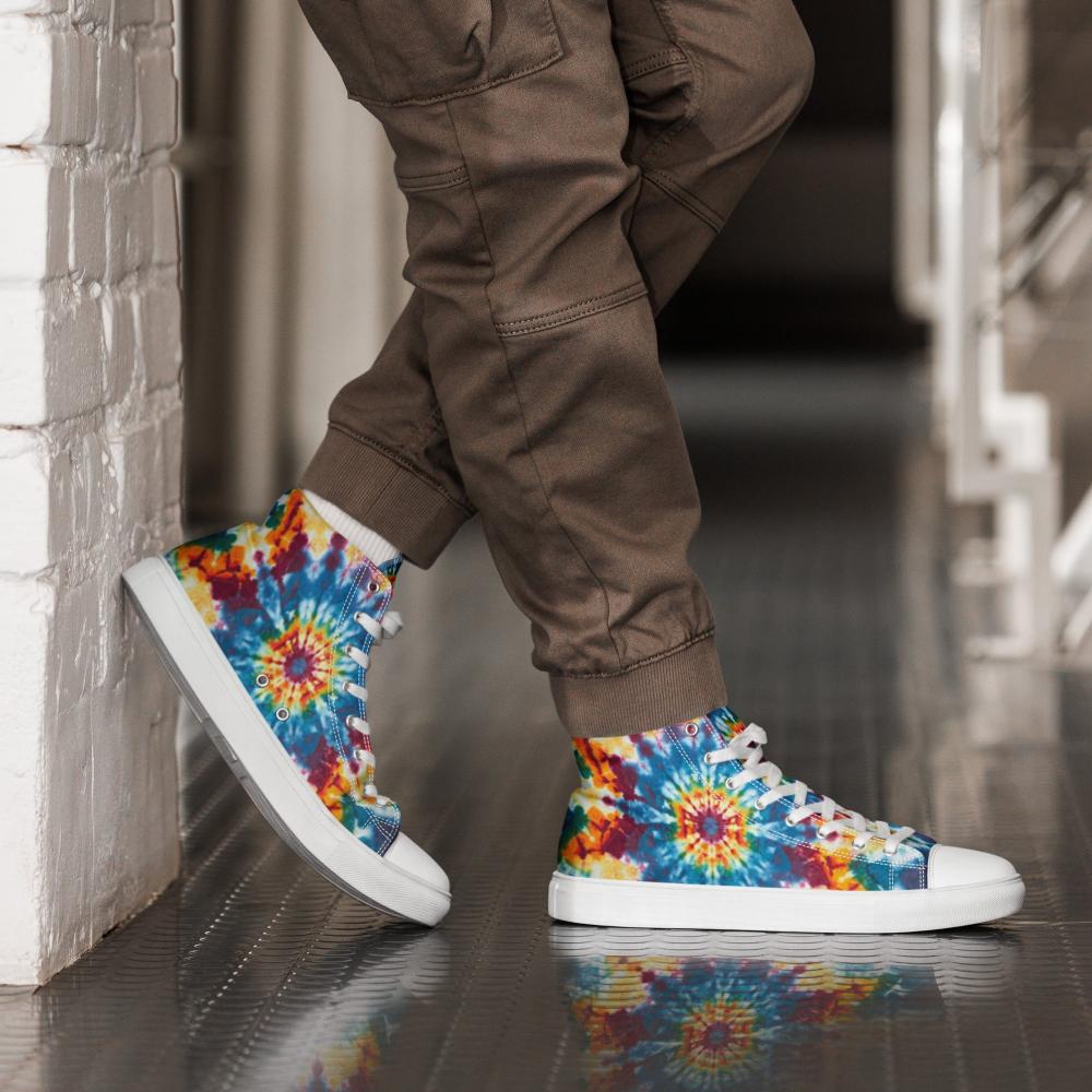 Starflower Men’s High Top Sneakers - https://ascensionemporium.net