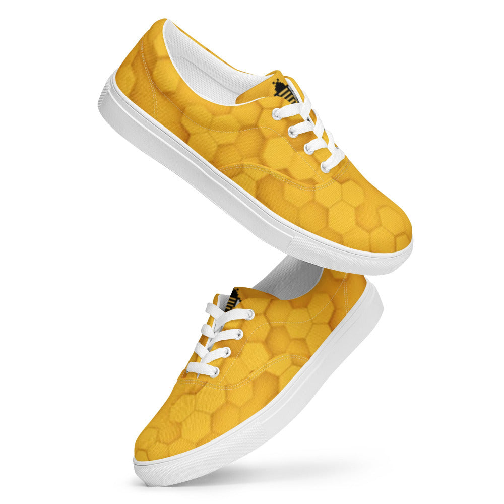 Honeycomb Men’s Canvas Sneakers - https://ascensionemporium.net