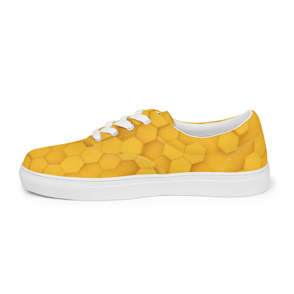 Honeycomb Men’s Canvas Sneakers - https://ascensionemporium.net