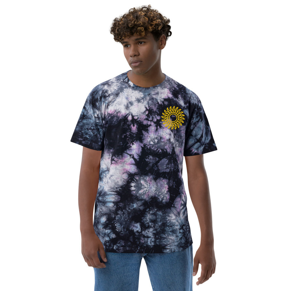 Sunshine Embroidered Oversized Tie Dye TShirt — https://ascensionemporium.net