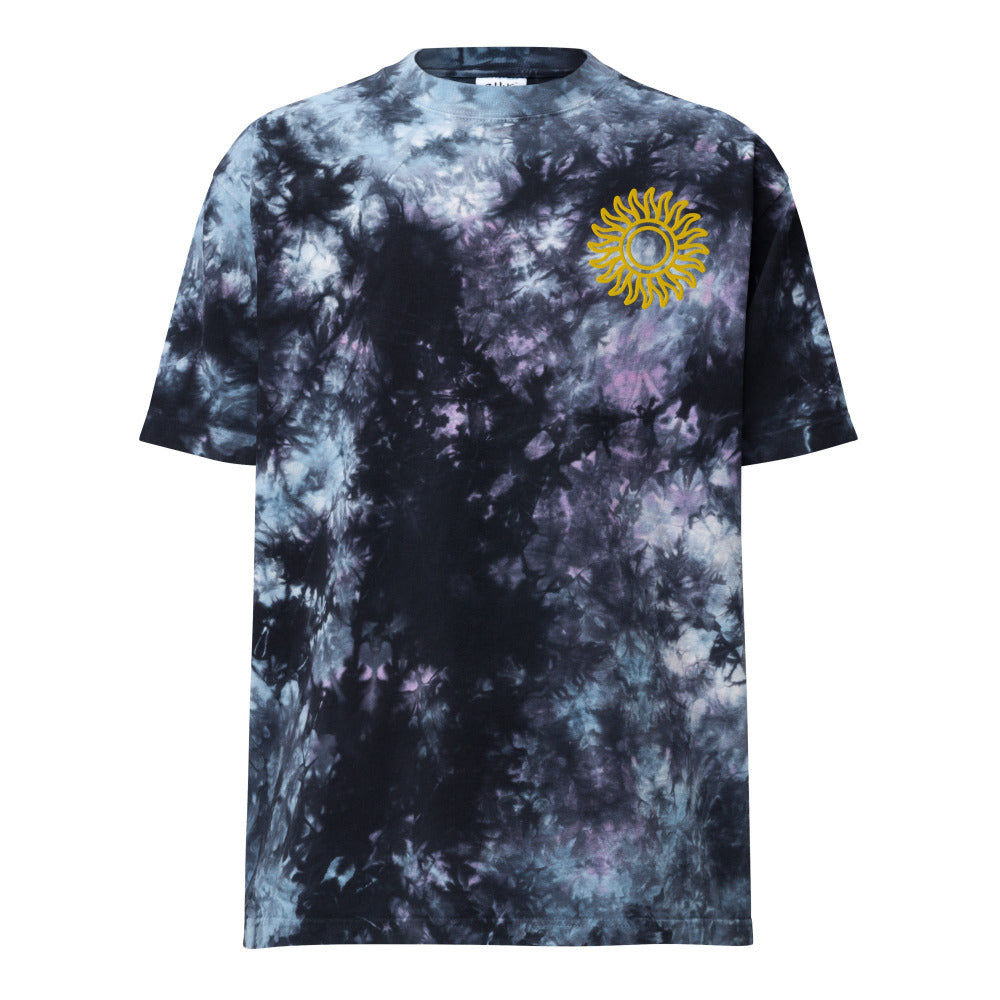 Sunshine Embroidered Oversized Tie Dye TShirt — https://ascensionemporium.net