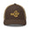 Leo Zodiac Embroidered Curved Bill Trucker Hat - Brown/Khaki Color - https://ascensionemporium.net