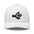 Leo Zodiac Embroidered Curved Bill Trucker Hat - White Color - https://ascensionemporium.net