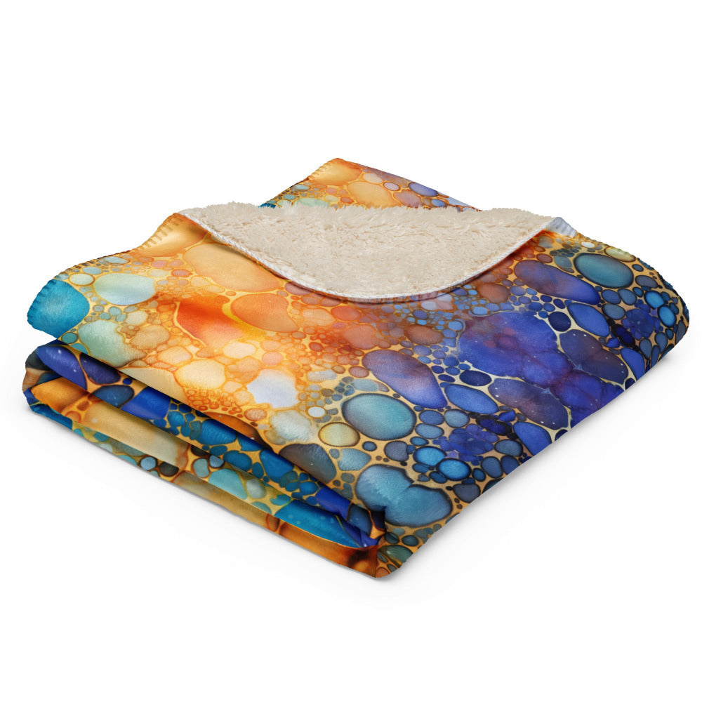 Colorful Multicolor Sherpa Blanket #5 - https://ascensionemporium.net