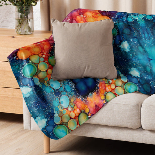 Colorful Multicolor Sherpa Blanket #6 - https://ascensionemporium.net