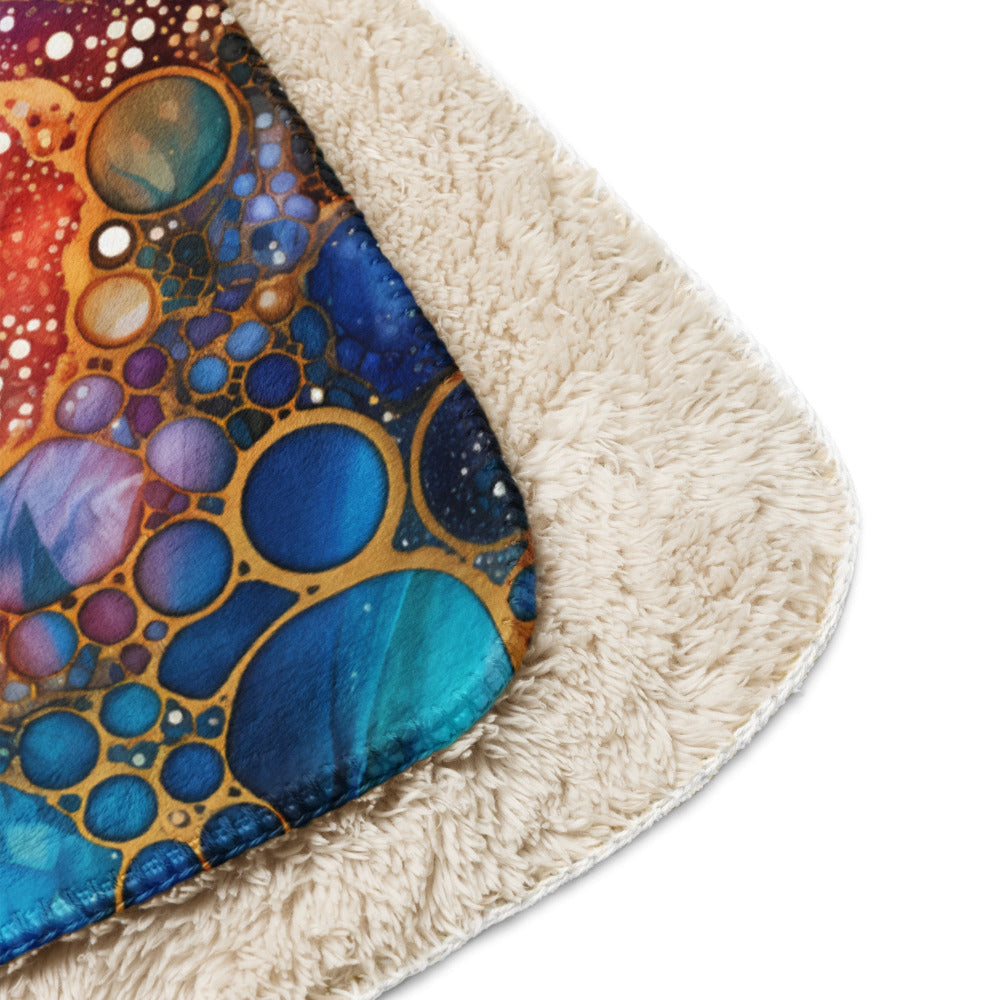 Colorful Multicolor Sherpa Blanket #3 - https://ascensionemporium.net