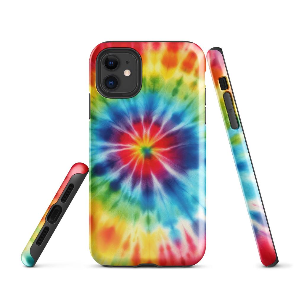 Tie Dye iPhone 11 Tough Case - Glossy Finish - https://ascensionemporium.net